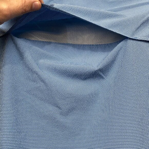 World Wide Sportsman Fishing Button Shirt Mens L/G Blue Bass Pro Shop RCR Racing - Picture 13 of 14